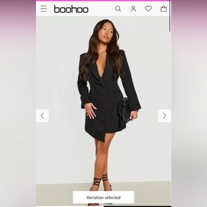 Asymmetrical Blazer Dress